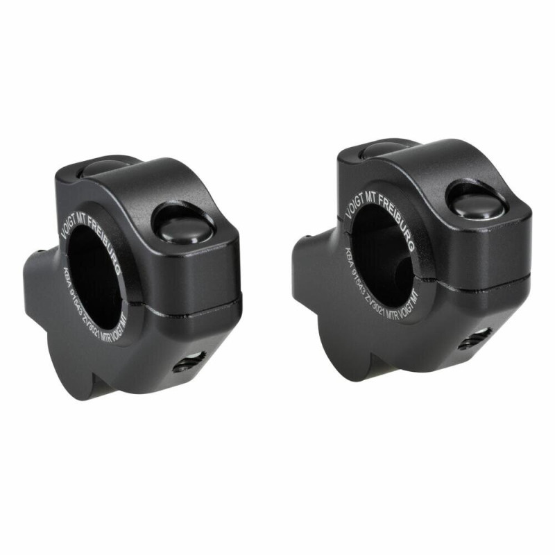 Voigt-MT Stuurverhogers 30mm/21mm ZV3021 - Black