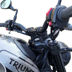 Voigt-MT Stuurverhogers 30mm/21mm VF3021 | Triumph Trident 660 - Black
