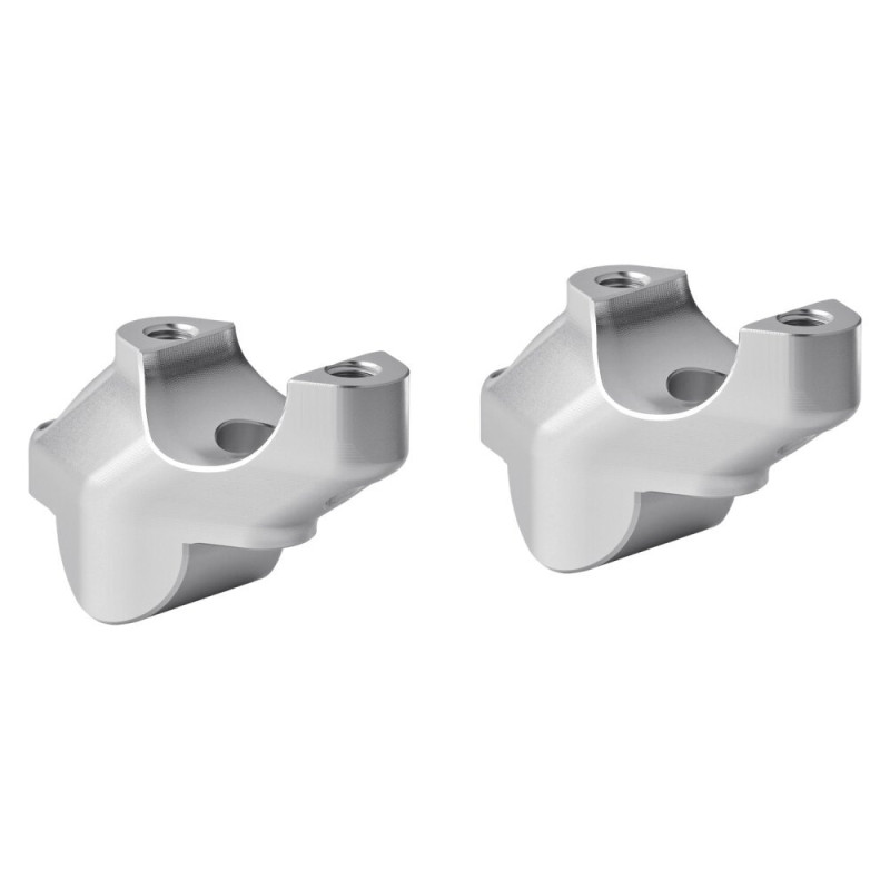 Voigt-MT Stuurverhogers 30mm/19mm V3019M | Zilver