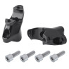 Voigt-MT Stuurverhogers 30mm/19mm V3019M - Black