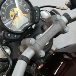 Voigt-MT Stuurverhogers 25mm Z25T | Triumph Bonneville 1200 Bobber & Speedmaster 1200 - Zwart