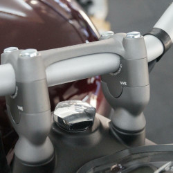 Voigt-MT Stuurverhogers 25mm Z25T | Triumph Bonneville 1200 Bobber & Speedmaster 1200 - Zwart