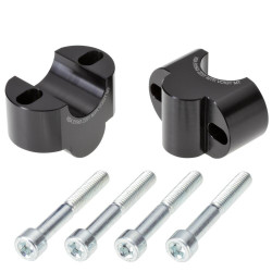 Voigt-MT Stuurverhogers 25mm Z25Y | Yamaha XV950R - Zwart