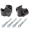 Voigt-MT Stuurverhogers 25mm Z25Y | Yamaha XVS650 DragStar/Classic - Zwart