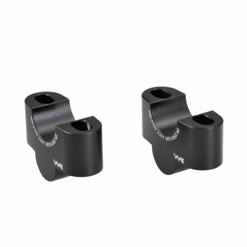 Voigt-MT Stuurverhogers 25mm Z25T (ø25,4mm/1" stuur) - Zwart
