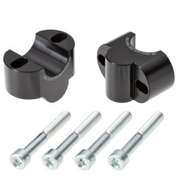 Voigt-MT Stuurverhogers 25mm Z25Y (ø25,4mm/1" stuur) - Zwart