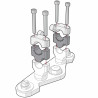 Voigt-MT Stuurverhogers 25mm Z25TC | Zwart | Honda CMX300 Rebel
