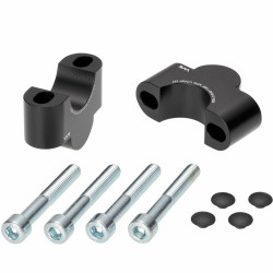 Voigt-MT Stuurverhogers 25mm Z25TC | Zwart | Honda CMX1100 Rebel