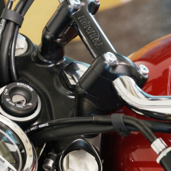 Voigt-MT Stuurverhogers 25mm Z25B | Zwart | Triumph Street Cup 900