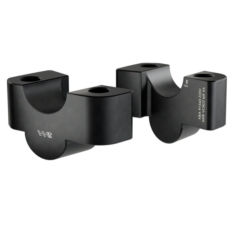 Voigt-MT Stuurverhogers 25mm Z25V | Zwart