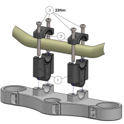 Voigt-MT Stuurverhogers 50mm F50A_2M