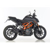 Hurric Uitlaat Pro2 | Zwart | KTM 125/390 Duke