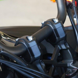 Voigt-MT Stuurverhogers 25mm F25V-ON | Zwart | Kawasaki Versys 1000