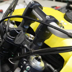 Voigt-MT Stuurverhogers 25mm F25E | Zwart | Aprilia Tuareg  660