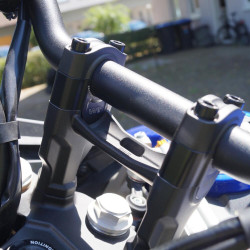 Voigt-MT Stuurverhogers 25mm F25Y | Zwart | Yamaha Tenere 700