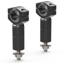 Voigt-MT Stuurverhogers verstelbaar G22 22mm  (7/8" stuur) | Zwart
