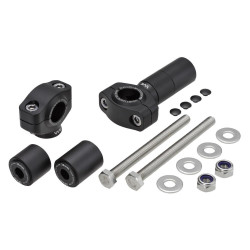 Voigt-MT Stuurverhogers verstelbaar G22 22mm  (7/8" stuur) | Zwart