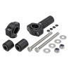 Voigt-MT Stuurverhogers verstelbaar G25-1 | Zwart | Triumph Bonneville 1200 Bobber & Speedmaster 1200
