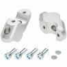 Voigt-MT Stuurverhogers 30mm/20mm VT11 | Zilver | Triumph Speed Triple 1050