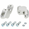 Voigt-MT Stuurverhogers 30mm/20mm VT10 | Zilver | Triumph Speed Triple 1050