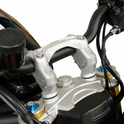 Voigt-MT Stuurverhogers 30mm/20mm VT10 | Zilver | Triumph Speed Triple 1050