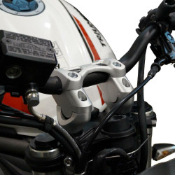 Voigt-MT Stuurverhogers 30mm/20mm VT11 | Zilver | Triumph Street Triple S 660