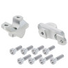 Voigt-MT Stuurverhogers 30mm/20mm VT66 | Zilver