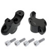 Voigt-MT Stuurverhogers 30mm/21mm VT3021 | Zwart