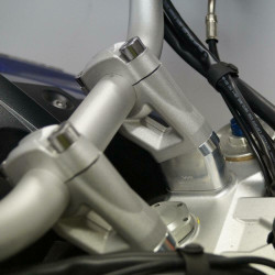 Voigt-MT Stuurverhogers 30mm/20mm BV2520 | Zilver | Triumph Tiger 800