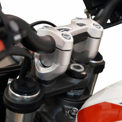 Voigt-MT Stuurverhogers 25mm FT11 | Zilver | Triumph Speed Triple 1050