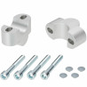 Voigt-MT Stuurverhogers 25mm FT11 | Zilver | Triumph Speed Triple 1050