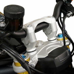 Voigt-MT Stuurverhogers 25mm FT10 | Zilver | Triumph Speed Triple 1050