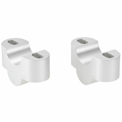 Voigt-MT Stuurverhogers 25mm FT11 | Zilver | Triumph Speed Triple 1050