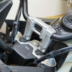 Voigt-MT Stuurverhogers 20mm H20T | Zilver | Triumph Tiger 1200 GT