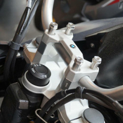 Voigt-MT Stuurverhogers 25mm S257+SO | Zilver | BMW F750GS