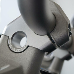 Voigt-MT Stuurverhogers 30mm/24mm V2926 | Zilver | BMW R1200GS