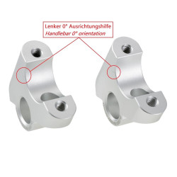 Voigt-MT Stuurverhogers 30mm/24mm V2926 | Zilver | BMW R1250GS