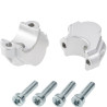 Voigt-MT Stuurverhogers 30mm/15mm V3015 | Zilver | BMW F800GT