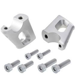 Voigt-MT Stuurverhogers 25mm/23mm V2523 | Zilver | BMW R-NineT 1200