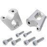 Voigt-MT Stuurverhogers 25mm/23mm V2523 | Zilver | BMW K1600GTL