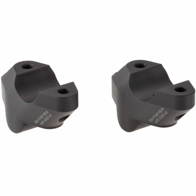 Voigt-MT Stuurverhogers 30mm/18mm V3018 | Zwart | KTM 390 Adventure