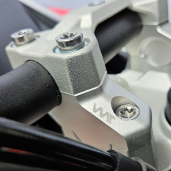 Voigt-MT Stuurverhogers 30mm/25mm V3025 | Zilver | BMW F850GS