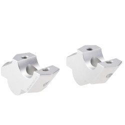 Voigt-MT Stuurverhogers 30mm/25mm V3025 | Zilver | BMW F900R