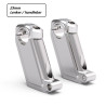 Voigt-MT Stuurverhogers V9037Z 90mm/37mm | Zilver | BMW R1200C