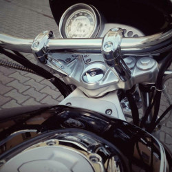 Voigt-MT Stuurverhogers V9037Z 90mm/37mm | Zilver | BMW R1200C