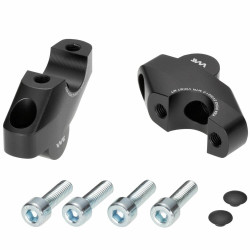 Voigt-MT Stuurverhogers 30mm/21mm ZV3021C | Zwart | Honda CMX300 Rebel
