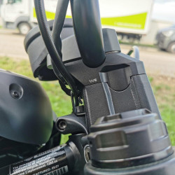 Voigt-MT Stuurverhogers met offset VHD02 | Zwart | Harley Davidson 1250 Sportster S