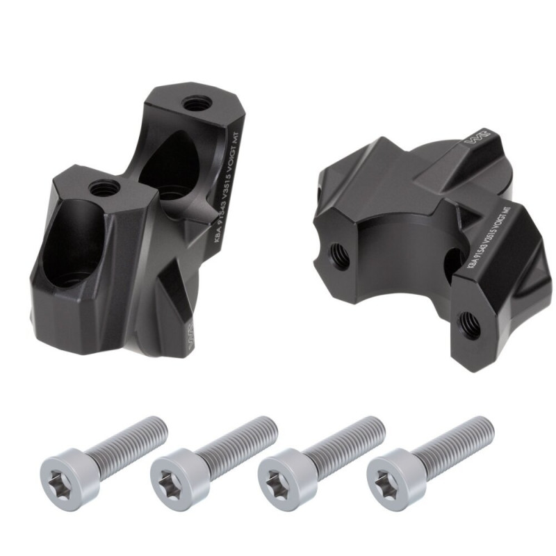 Voigt-MT Stuurverhogers 35mm/15mm V3515 | Zwart