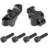 Voigt-MT Stuurverhogers 30mm/21mm VN3021-1 | Zwart