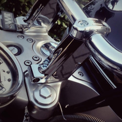 Voigt-MT Stuurverhogers V9037Z 90mm/37mm | Zilver